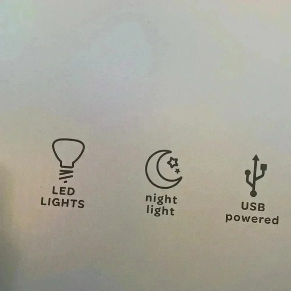 New! Brilliant Innovations Holographic Prism Illusion USB Power Cube Light - Picture 4 of 5